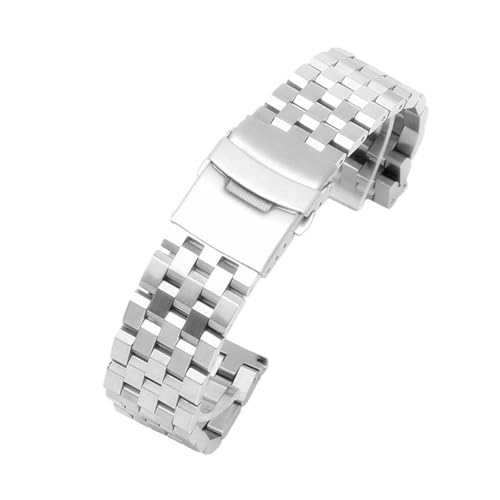 Bracelet de montre en acier inoxydable anti-irritation avec outil de réglage inclus