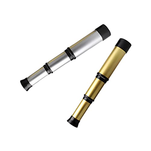 KESYOO 2Pcs Pirate Telescope Retractable Spyglass for Outdoor Exploration Science Experiment Lightweight Present for Young Adventurers