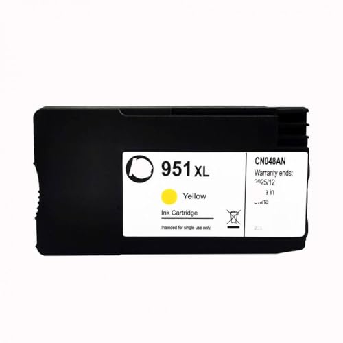 Cartouche Officejet Pro 951XL jaune compatible tête d'impression 8600
