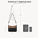 BOSTANTEN Crossbody Purses for Women Vegan Leather Shoulder Handbags Hobo Bag with Detachable Strap for Daily Travel & Work