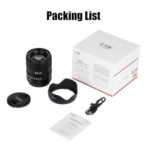 Image of 7artisans AF85mm f1.8 Full Frame Portrait Automatic Lens Compatible for Nikon Z5 Z6 Z7 Z6II Z7II Z9(Black)