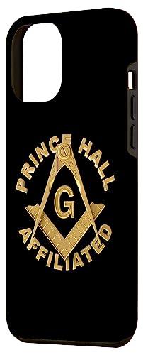 Iphone 12 Pro Max Masonic Pha Prince Hall Affiliated Square Compass Freemason Case #TOP1