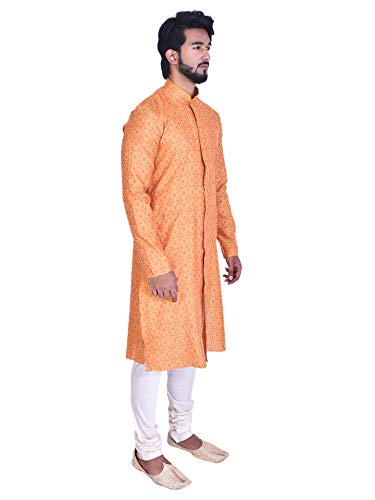 Image of Manyavar Men's Blended Banded Collar