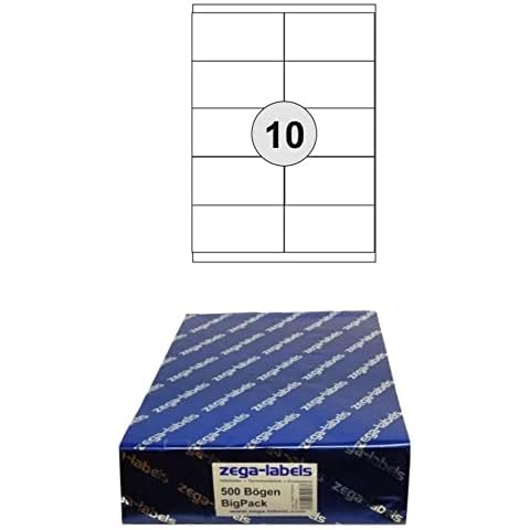 5.000 Etiketten 105 x 57 mm selbstklebend Cover