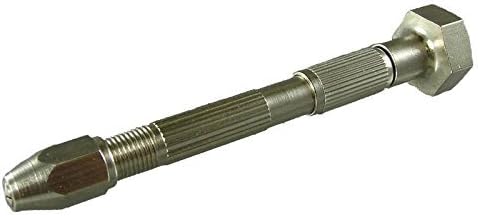 Pin Vise Swivel Head with 4 Sizes Hand Drill Tool Capacity 0-1/8 2 Chuck Drilling Jewelry Making Tool - DRIL-0006