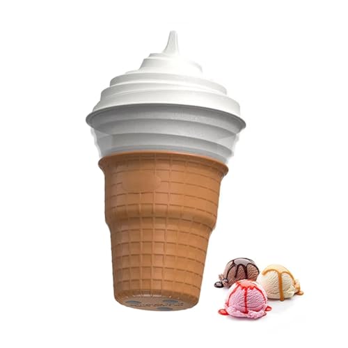 Kissmii Máquina automática de helados, máquina de bricolaje para postres de frutas congeladas, batidora de yogur para el hogar, máquina de helado suave para niños