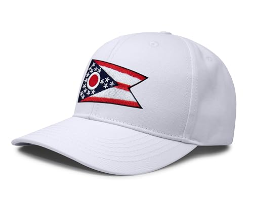 Image of International Tie State Hat for Men and Women, Adjustable Snapback Trucker Baseball Cap with Embroidered Patch