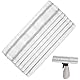 Ersatzpads für Kärcher Fenstersauger Zubehör, 6 STK für Kärcher Fensterreiniger Ersatzteile, Mikrofaser Wischbezug Fenstersauger Pads Wischmopppad für Karcher WV1 Plus Premium