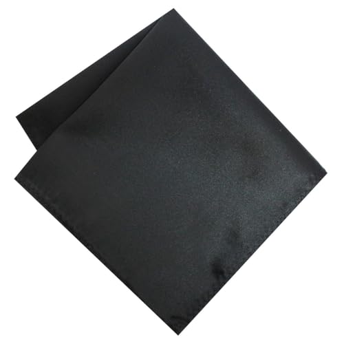 Image of LEONARDI Men's Solid Pocket Square | 30cm x 30cm | Smooth texture | Microfiber | Pack of 1 |
