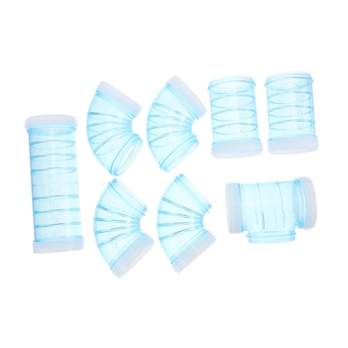 GREENADSCAPE Hamster Maze Tube 2 Pack DIY Pet Cage Tunnel Set for Hamsters Squirrels Hedgehogs More