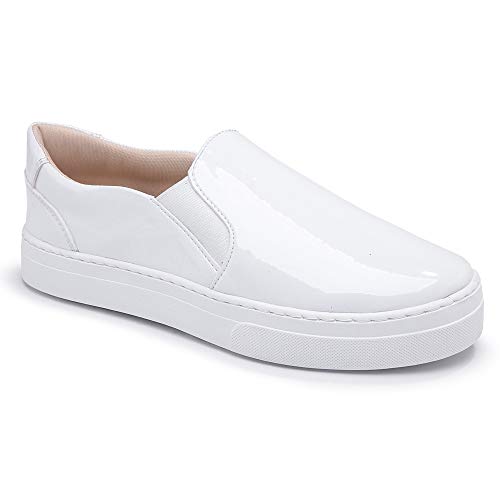 Slip feminino tipo Iate Sola costurada. Leve e Macio Lançamento (Preto verniz, 38)