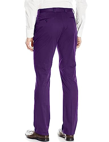 Men's Separated Suit Pants Regular Fit Flat Front Dress Pants for Men for Groom Wedding Prom2