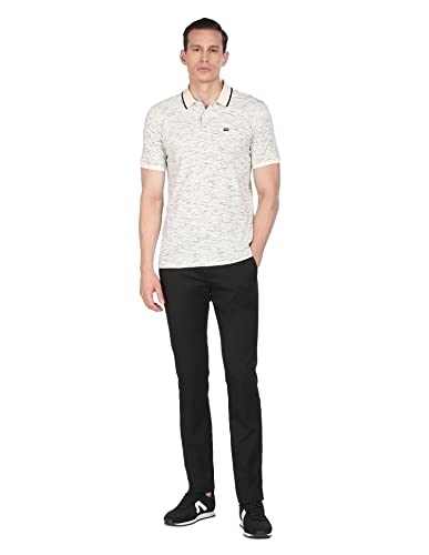 Image of Arrow Men's Cotton Solid Regular Fit Polo Shirt