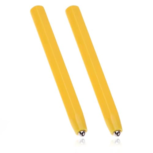 CYXZMYA 2 Stück Magnetstifte,Magnettafel Magnetstift,Ersatzstift,Variable Magnetstifte,Kinder Zeichenbrett Magnetstifte,für Magnetisches Zeichenbrett Magnapad A bis Z und Nummern 0 bis 9(Gelb)