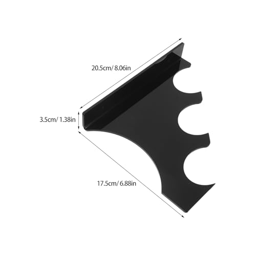 Support mural sabre laser en acrylique transparent lot de 2 - 8