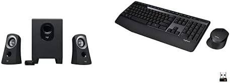 Logitech Z313 2.1 Speaker System MK345 Wireless Keyboard and Mouse Combo