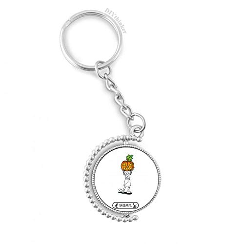 Llavero giratorio de Halloween calabaza monster Horus Pilgrim accesorio original