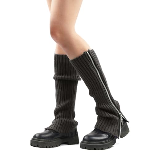 Image of Women's Long Socks Leg Warmers Boot Socks Winter Ankle Heap Sock Goth Leg Warmers