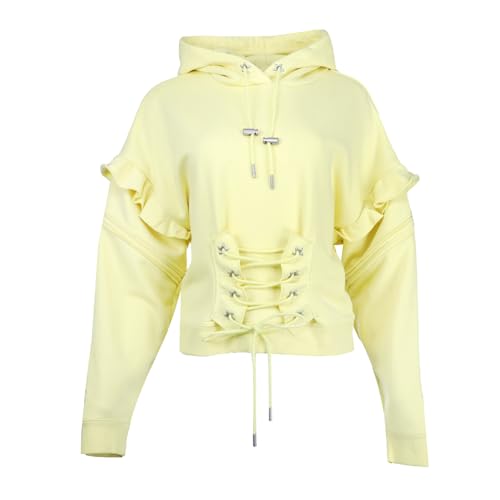 PUMA Womens X Collina Strada Hoodie Casual Outerwear - Yellow