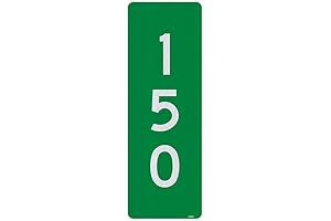 6x18 Custom Reflective Mailbox Address Sign-Double Sided, Heavy Duty Aluminum, Reflective Sheeting,...