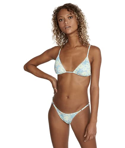Bas de bikini RVCA coupe échancrée anti-glisse taille L bleu