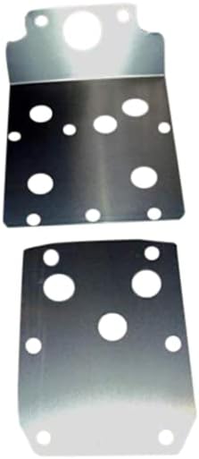 Compatible with Yamaha Rhino Front & Rear Skid Plate Set 2006 Thru 2013 450 660 700