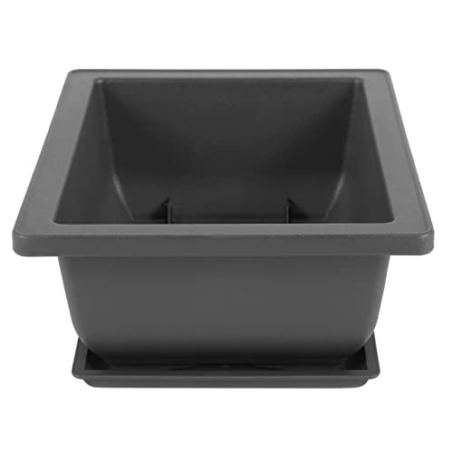 Ticarus 10 Packungen Bonsai Trainings Töpfe mit Tablett Kunststoff Bonsai Pflanzen Anbau Topf für Garten Hof Wohnen Zimmer Balkon 16,5X12Cm - Image 8