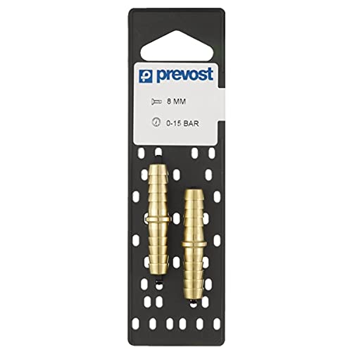 Juntas dobles sobre placa para manguera, 10 mm, lote de 2 prevost