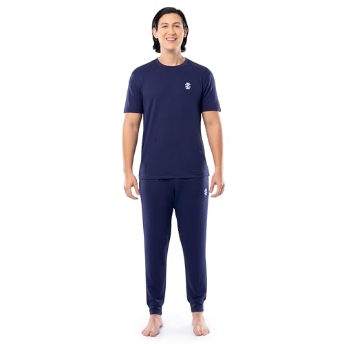 IZOD Men's Tri-blend Baby French Terry Top and Jogger Sleep Set
