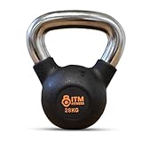 InTheMarket Kugelhantel-Set aus Gummi – langlebige Fitness-Gewichte mit ergonomischem, rutschfestem Griff, ideal für Krafttraining, Heimtraining und Fitnessgeräte, (4 kg bis 28 kg), Schwarz