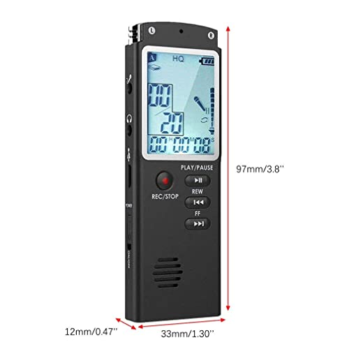 Mmx Digital Voice Recorder Voice Activated Recorder With Playback - Upgraded Small Tape Recorder For Lectures, Meetings, Interviews, Mini Audio Recorder Usb Charge, Mp3 #TOP4
