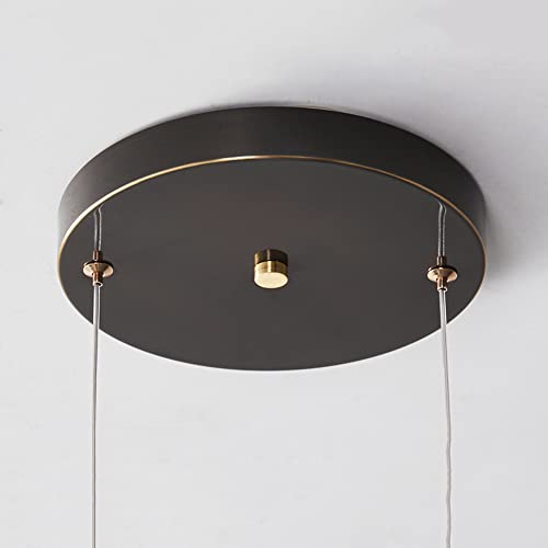 Lustre en cristal LED tricolore dimmable pour plafond - 4