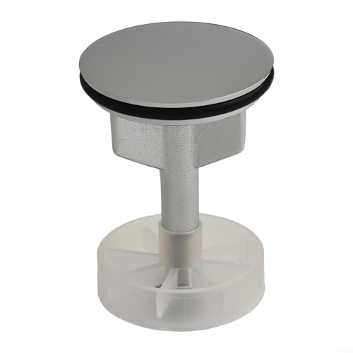 Tapa de drenaje para lavabo para bañera y fregadero, tapón de agua con mecanismo de presión, fabricado con cobre, goma y materiales plásticos