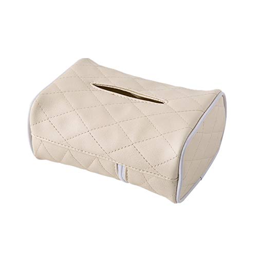 Shulishishop Boite a mouchoirs Originale Boite de Mouchoir Boîte de Tissu Couvre boîte de mouchoirs Rectangle Boîte de Tissu Couvre Cube White Cover