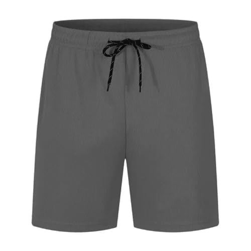 Short de sport homme en tissu respirant avec taille élastique pour l'été