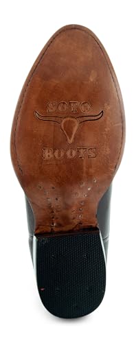 Image of Soto Boots Mens Classic Round Toe Cowboy Boots H7001