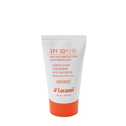 D'Lucanni Crema Solar SPF50+ de color BRONCE 50 ml