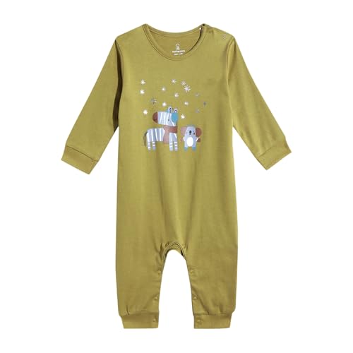 Image of Mothercare Baby Romper Sleepsuit Autumn Print Full Sleeve Pink