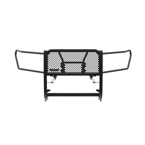 Black Horse Rugged Heavy Duty Grille Guard Modular Black Compatible with 2022-2026 GMC Sierra 1500 (Excl. AT4X models) -RU-GMSI22-B