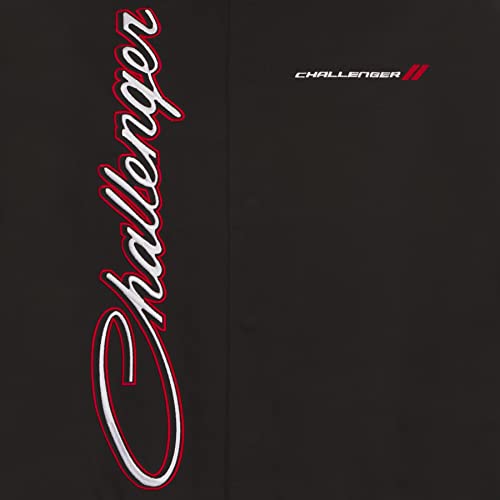 JH DESIGN GROUP Men's Dodge Challenger Jacket an Embroidered Classic Twill Coat - Image 6