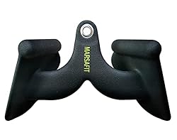 High quality solid steel lat pull down bar, Rubber-impregnated arm support Ergonomic rubber hand lat pulldown attachments are knurled for greater comfort and safety Effective cable machine attachment for muscles, enhance strength, improve fitness and...