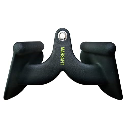Home Gym Fitness Rowing T-bar V-bar Pulley Cable Machine Attachments, Bicep Curl Tricep Lat pulldown Bar Back Strength Training Handle Grips Lat Pull Down Bar Press Down Exercises