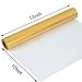 guangyintong Soft Metal Heat Transfer Vinyl Shiny Golden HTV Rolls, 12