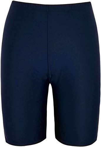 Firpearl Women UV Sport Board Shorts Swimsuit Bottom Capris US18 Navy
