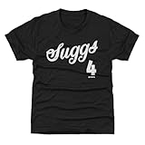 500 LEVEL Jalen Suggs Youth Shirt (Kids Shirt, 10-12Y Large, Tri Black) - Jalen Suggs Orlando Script WHT
