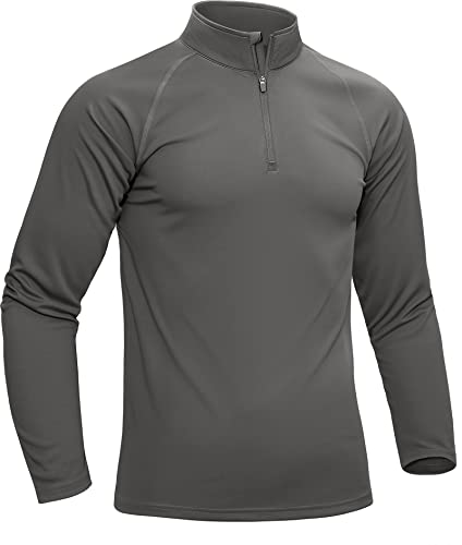 TACVASEN Herren Rash Guard mit UPF 50+ Long Sleeve Sommer Shirts Lässig Quick Dry Wandershirts Leichte Leisure Shirt, Dunkelgrau TACVASEN Herren Rash Guard mit UPF 50+ Long Sleeve Sommer Shirts Lässig Quick Dry Wandershirts Leichte Leisure Shirt, Dunkelgrau