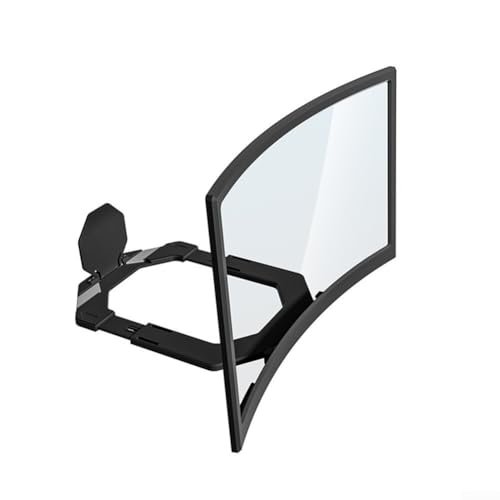 ed finitura sul proiettore portatile per smartphone con display curvo da elegante 14 pollici nero