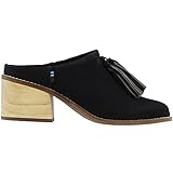TOMS Womens Leila Tassel Mules Casual - Black - Size 9 B