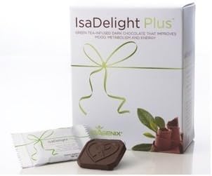 IsaDelight Plus Dark Chocolate 12 oz, specially formulated with green tea extract, amino acids, antioxidants, B vitamins and minerals to help ease those hunger and sugar cravings.