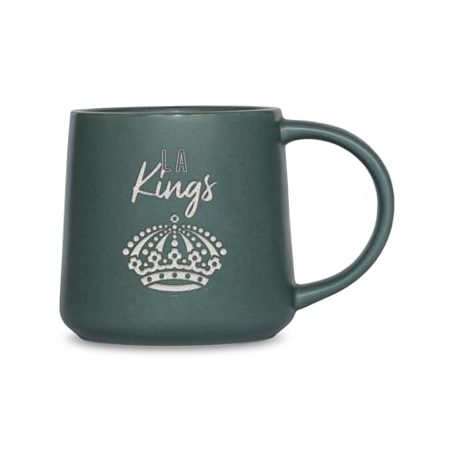 Rico Industries NHL Hockey Los Angeles Kings Sage 16oz Ceramic Taper Mug